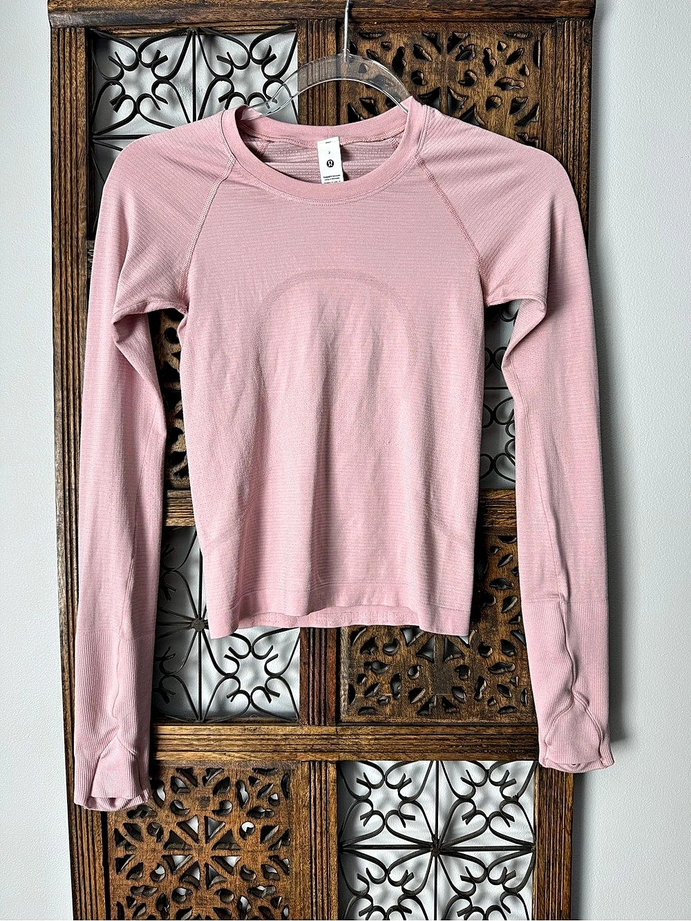 lululemon Swiftly Tech Long Sleeve Shirt Pink Size 2